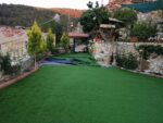 50mm Sarartılmış Yeşil Çim Halı - Villa Çim Halı - Görsel 2