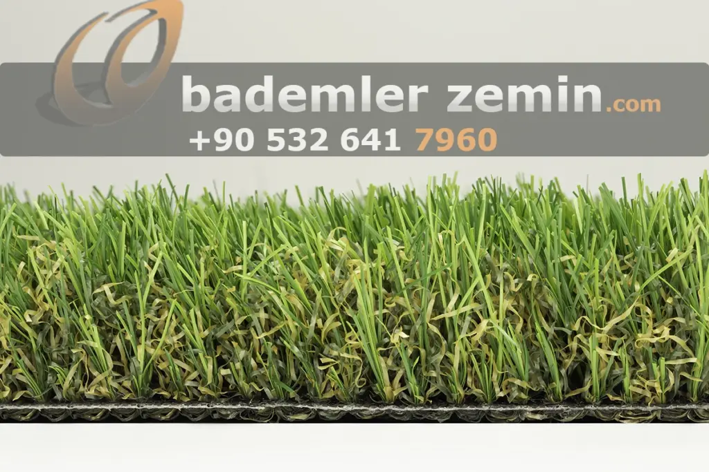 40mm Sarartılmış Yeşil Çim Halı