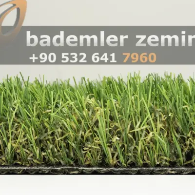 40mm Sarartılmış Yeşil Çim Halı