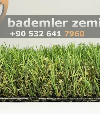 40mm Sarartılmış Yeşil Çim Halı