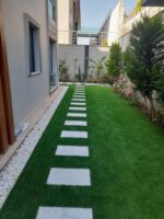 50mm Sarartılmış Yeşil Çim Halı - Villa Çim Halı - Görsel 3