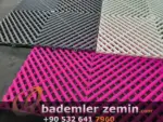 Pembe Detailing Zemin, Geçmeli Plastik Karo Zemin - Görsel 2