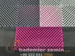 Pembe Detailing Zemin, Geçmeli Plastik Karo Zemin - Görsel 5