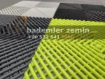 Açık Yeşil Detailing Zemin, Geçmeli Plastik Karo Zemin - Görsel 2