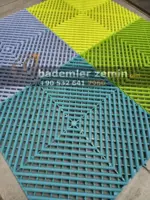 Yeşil Detailing Zemin, Geçmeli Plastik Karo Zemin - Görsel 2