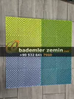 Yeşil Detailing Zemin, Geçmeli Plastik Karo Zemin - Görsel 6