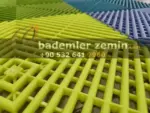 Açık Yeşil Detailing Zemin, Geçmeli Plastik Karo Zemin - Görsel 9