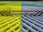 Açık Mavi Detailing Zemin, Geçmeli Plastik Karo Zemin - Görsel 8