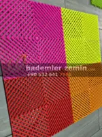 Pembe Detailing Zemin, Geçmeli Plastik Karo Zemin - Görsel 7