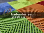 Yeşil Detailing Zemin, Geçmeli Plastik Karo Zemin - Görsel 15