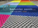 Mavi Detailing Zemin, Geçmeli Plastik Karo Zemin - Görsel 12