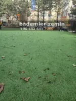 30mm Yeşil Çim Halı - Çocuk Parkı Çim Halı - Görsel 21