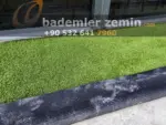 20mm Sarartılmış Yeşil Çim Halı - Havuz Kenarı Çim Halı - Görsel 13