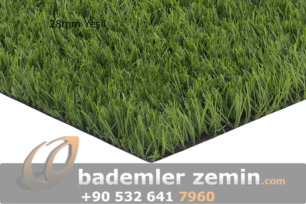 28mm Badem Yeşil Çim Halı