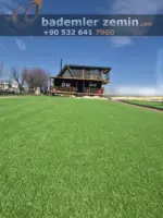 30mm Yeşil Çim Halı - Çocuk Parkı Çim Halı - Görsel 9