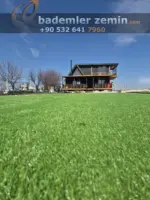 30mm Yeşil Çim Halı - Çocuk Parkı Çim Halı - Görsel 16