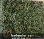 20mm Vip Sarartılmış Yeşil Çim Halı - Çocuk Parkı Çim Halı - Görsel 4