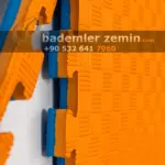 Turuncu - Mavi Tatami Minder