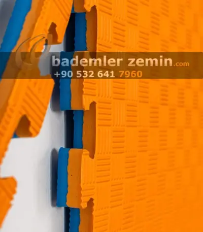 Turuncu - Mavi Tatami Minder