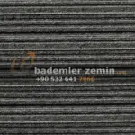 Açık Çizgili Füme Rulo Karo Halı