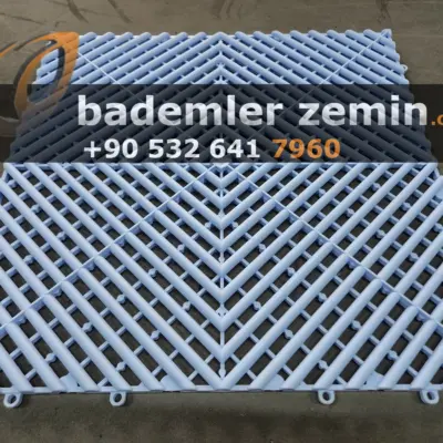 Açık Mavi Detailing Zemin