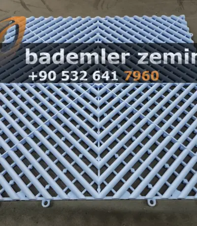 Açık Mavi Detailing Zemin