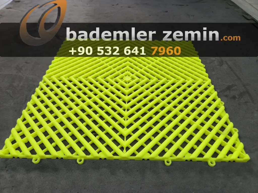 Açık Yeşil Detailing Zemin