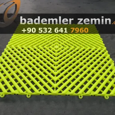 Açık Yeşil Detailing Zemin