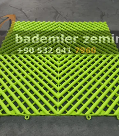 Açık Yeşil Detailing Zemin
