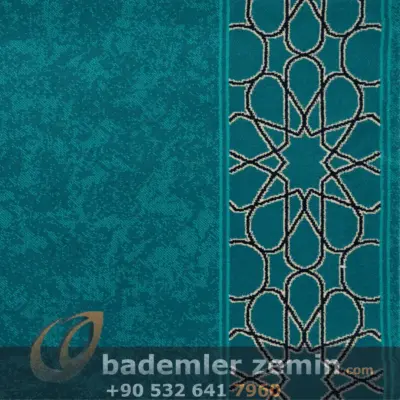Akrilik Turkuaz Cami Halısı
