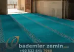 Akrilik Turkuaz Cami Halısı