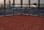Anadolu Scroll Bukle Ankara Bordo - Toplantı Salonu Halısı - Görsel 2