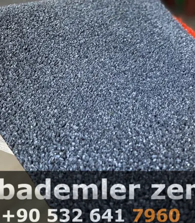 7mm Antrasit Çim Halı