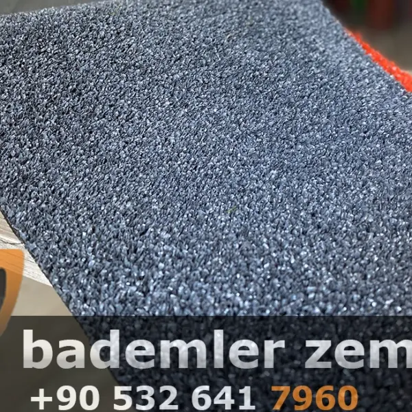 7mm Antrasit Çim Halı