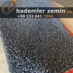 7mm Antrasit Çim Halı