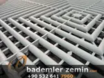 Beyaz Detailing Zemin, Geçmeli Plastik Karo Zemin - Görsel 6