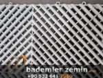 Beyaz Detailing Zemin, Geçmeli Plastik Karo Zemin - Görsel 3