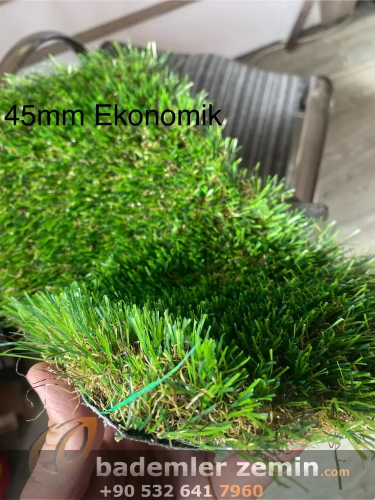 45mm Vip Sarartılmış Yeşil Çim Halı