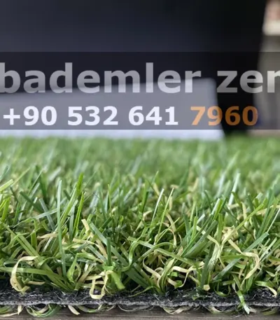 15mm Sarartılmış Yeşil Çim Halı