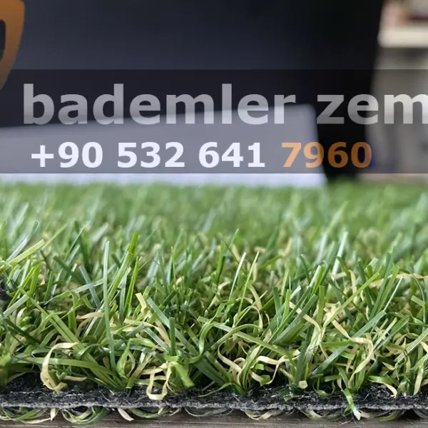 15mm Sarartılmış Yeşil Çim Halı