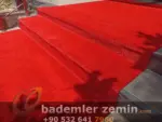 7mm Kırmızı Çim Halı - Balkon Çim Halı - Görsel 2