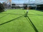 25mm Ultra Yeşil Çim Halı - Yıkanabilir Çim Halı - Görsel 5