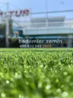 25mm Ultra Yeşil Çim Halı - Yıkanabilir Çim Halı - Görsel 3