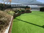 25mm Ultra Yeşil Çim Halı - Yıkanabilir Çim Halı - Görsel 16