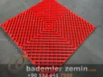 Kırmızı Oto Detailing Zemin Karo - Geçmeli Yer Karo - Görsel 11
