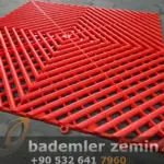 Kırmızı Oto Detailing Zemin Karo