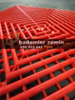 Kırmızı Oto Detailing Zemin Karo - Geçmeli Yer Karo - Görsel 15