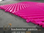 Pembe Detailing Zemin, Geçmeli Plastik Karo Zemin - Görsel 19