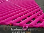 Pembe Detailing Zemin, Geçmeli Plastik Karo Zemin - Görsel 3