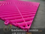 Pembe Detailing Zemin, Geçmeli Plastik Karo Zemin - Görsel 17